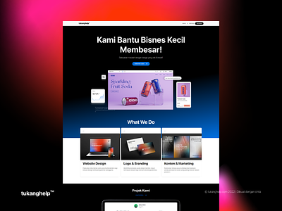 Website Design: tukanghelp.com branding design graphic design ui ux website