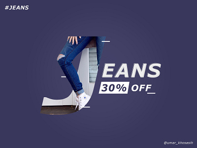 Design Sosial Media Jeans advertising branding design discount fashion jeans online shop social media design umar khosasih