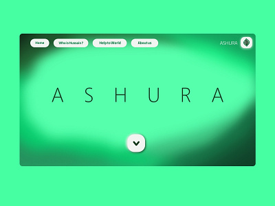 Design Main Website "ASHURA" design graphic design logo main ui uiux ux