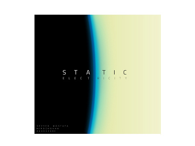 Simple Poster "Static Electricity" design graphic design poster ui uiux ux