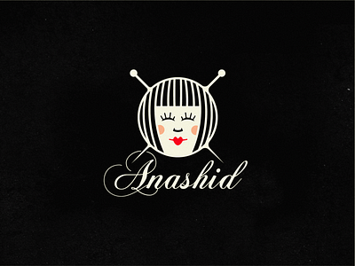 Anashid brand character branding branding design character logo creative logo doll doll logo feminine feminine logo fun logo girl character identity identity design illustrations sewing sewing logo simple simple logo ui vector art