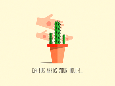 Cactus cactus cactus illustration cactuses digital illustration fun design hands illustration illustration art illustration design illustrator touch ui vector vector art vector artwork vector illustration