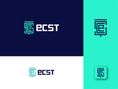 ECST amazon branding clean design customer ecommerce ecommerce app logodesign logoidea logoinspiration logomaster logos minimalist logo monogram professional logo security storage tech techlogo technology ui