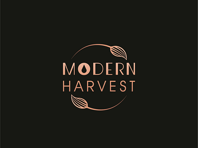 Modern Harvest beauty brand identity branding cbd cbd logo cbd oil clean design cosmetics cosmetics logo elegant highend logo design logodesignersclub logofolio logoinspiration logomaster logos luxury logo oils products