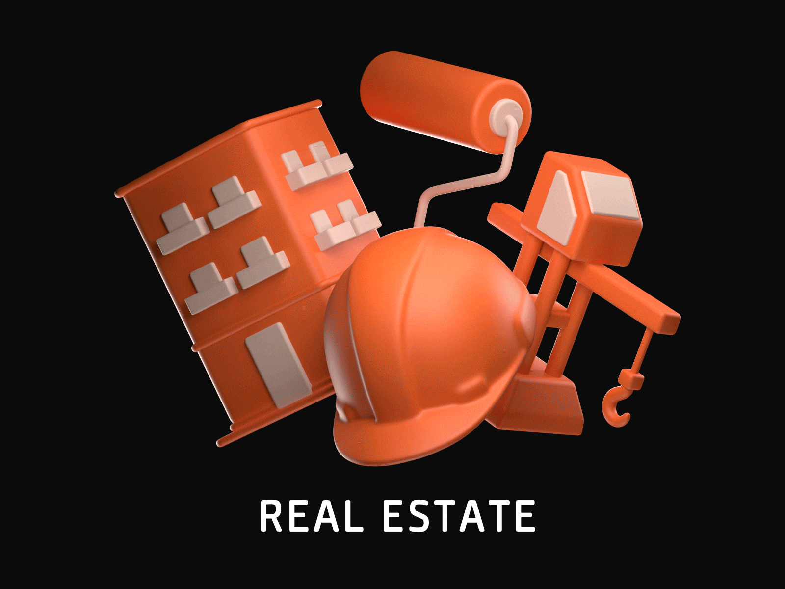 Real estate 3d 3dicon 3dillustration cinema4d design icon icon set illustration mortgage realestate webillustration