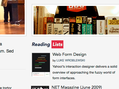 Reading Lists books contrast design editorial grid info light