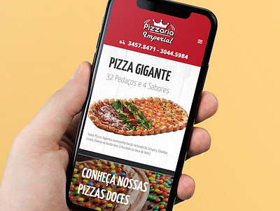 Pizzaria Imperial desenvolvimento design design art interface site uidesign user experience ux uxdesign web web design webdesign website websites