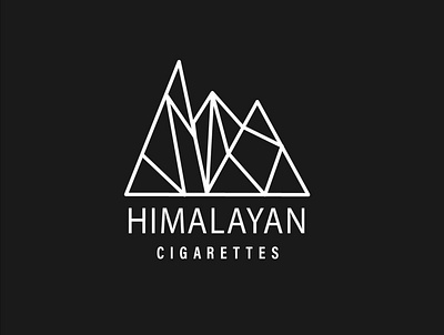 Himalayan Cigarettes animation app branding branding logo design packaging design flat graphic design icon illustration illustrator logo minimal typography ui ux vector web website