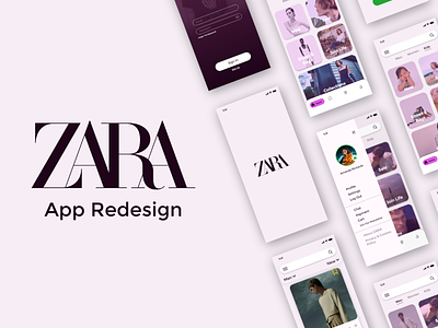 ZARA App Redesign adobe illustrator adobe photoshop adobe xd app design clothes graphicdesign uiuxdesign zara