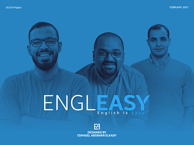 Engleasy Platform Design for English Learning adobe illustrator adobe photoshop adobe xd branding design graphic graphicdesign ui uiuxdesign webdesign