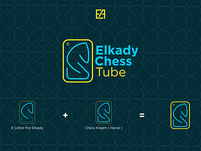 Elkady Chess Tube Brand Identity Design adobe illustrator adobe photoshop branding design graphic graphicdesign illustration logo typography vector