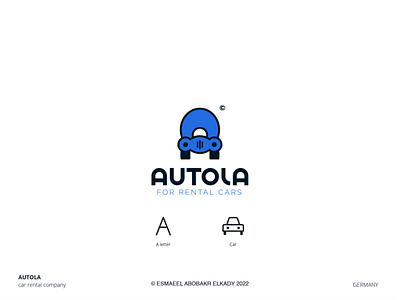Autola logo design adobe illustrator adobe photoshop branding car creative design graphic graphicdesign illustration logo pencil sketch vector