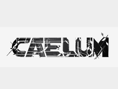 DJ Caelum Logo coaches loupe dj logo. electronic