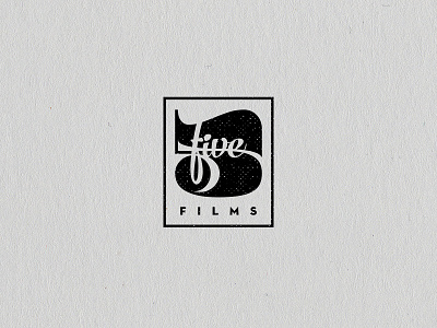 Five Five Films brand branding film identity logo production retro