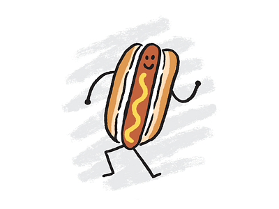 Hot Dog Dilemma hot dog illustration