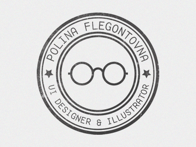 Sello glasses icon icon logo sello stamp