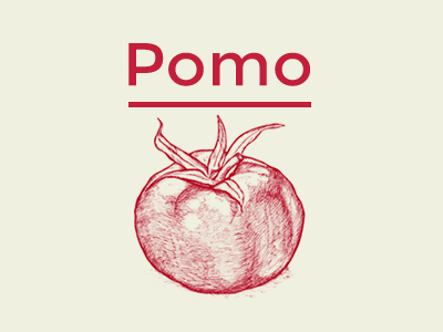 Pomo App app homescreen illustration pomodoro task
