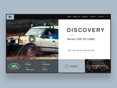 Web UI Inspiration - N. 5 - Land Rover