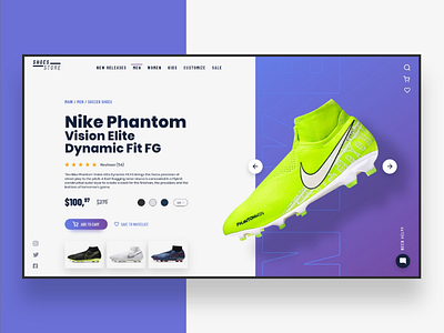Web UI Inspiration - N. 10 - Shoes Store