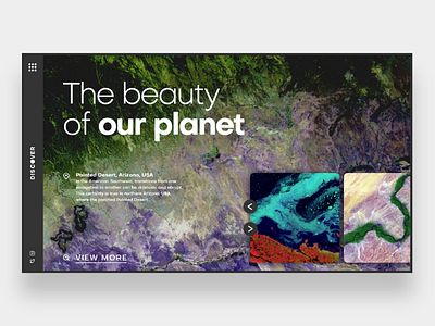 Web UI Inspiration - N. 13 - Discover earth view homepage inspirational landing page uidesign uiuxdesign uxdesign web design website