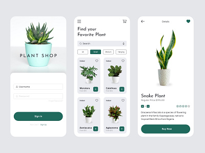 UI UX Inspiration - N. 21 - Plant Shop