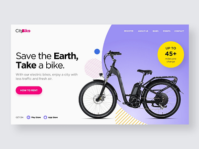 Web UI Inspiration - N. 22 - City Bike