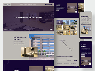 Website UI/UX Prototype - Luxury Living