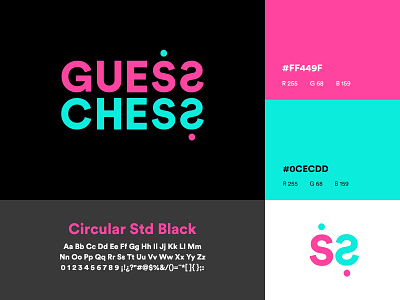 Logo & Branding - GuessChess.com ajedrez brand branding chess design game graphic design logo logotipo marca