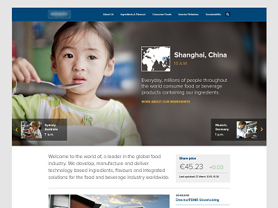 Landing Page big image global homepage slideshow ui web