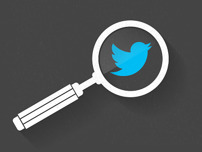 Blog Graphic analysis illustration magnify search shadow texture twitter