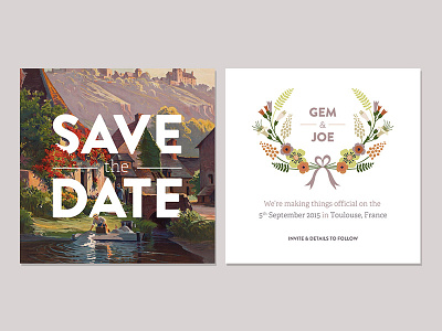Save The Date save the date typography wedding