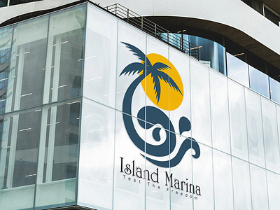 Island Marina Logo project