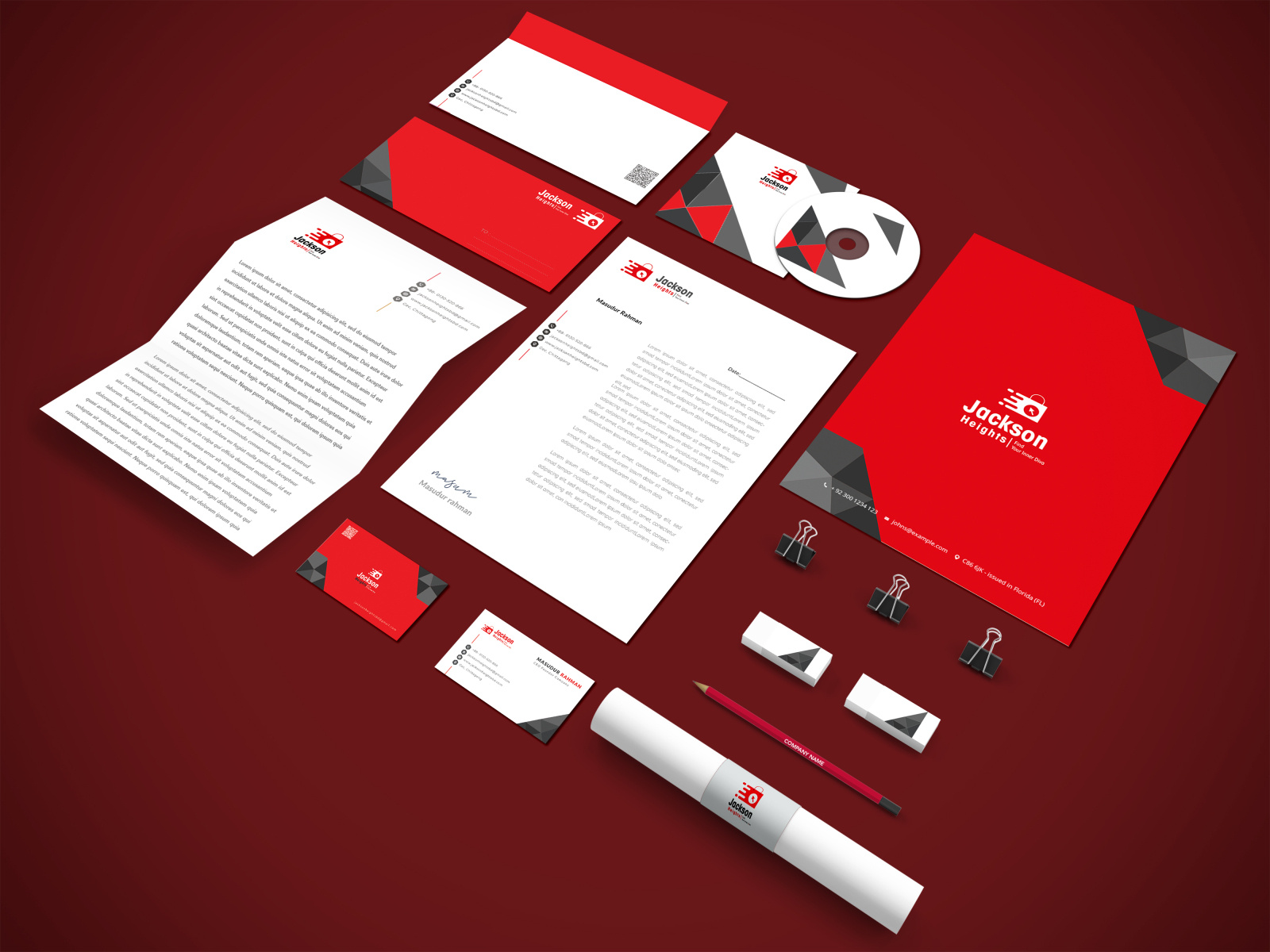 JACKSON HEIGHTS BD BRAND IDENTITY by Rezaur Rahman Arzu on Dribbble