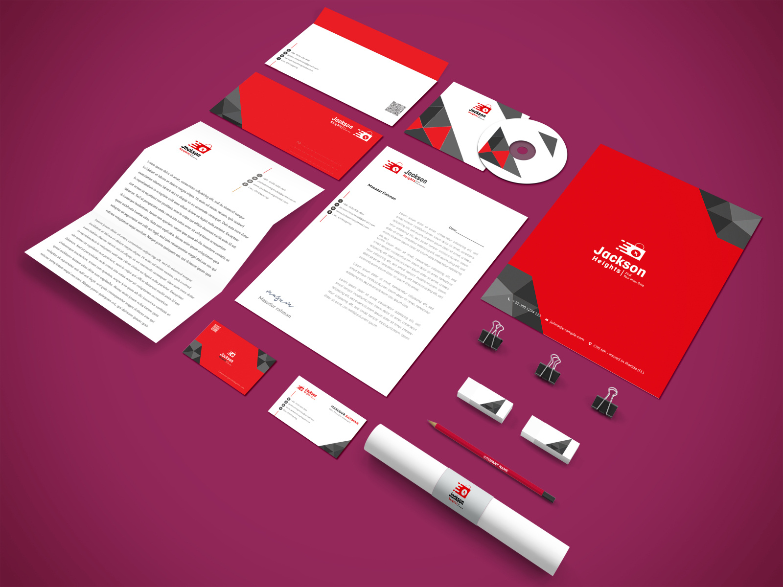 Jackson heights Branding by Rezaur Rahman Arzu on Dribbble