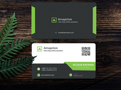 Arnaprism business card design