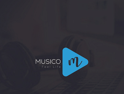 "MUSICO" Logo Design for my client. The client gives me a 5⭐⭐⭐⭐⭐ illustration logo logo design logodesign logos logotype mini minimal logo
