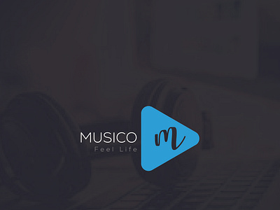 "MUSICO" Logo Design for my client. The client gives me a 5⭐⭐⭐⭐⭐