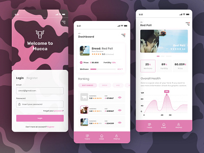 Mucca app blockchain branding descentralized identity design figma graphic design illustration landing logo ui ux