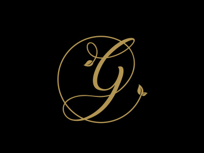 G initial Unuse g initial g monogram letter g