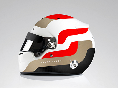 Allan Saleh helmet livery