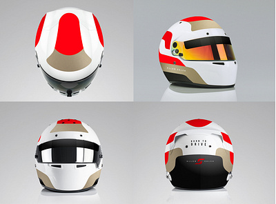 Allan Saleh helmet livery design