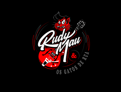 Logo banda rockabilly design graphic design logo