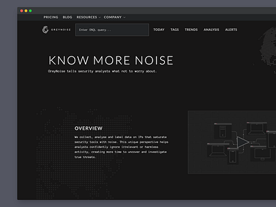 GreyNoise marketing website