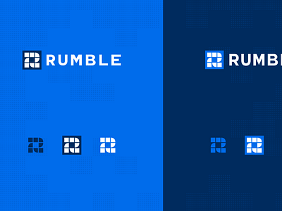 Rumble branding branding logo