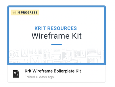 Krit resources kit process resources ui ui kit wireframes