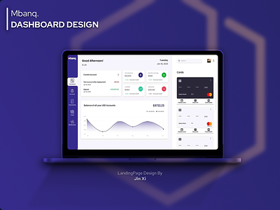 Dashboard Design: Mbanq. branding dashboard design productdesign ui uidesign webdesign