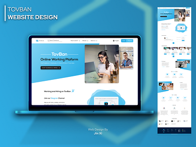 Tovban Web Redesign design landingpage productdesign ui uidesign webdesign