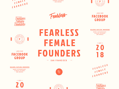 Fearless Female Founders branding explorations