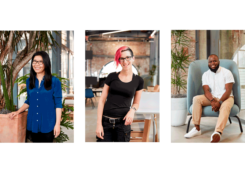 Gusto Careers page portraits