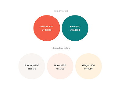 Gusto.com color palette color system colors guava gusto rebrand